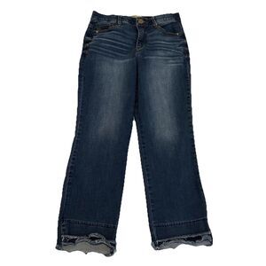 Democracy Ab Technology Cropped Jeans Raw Hem - Women's 8